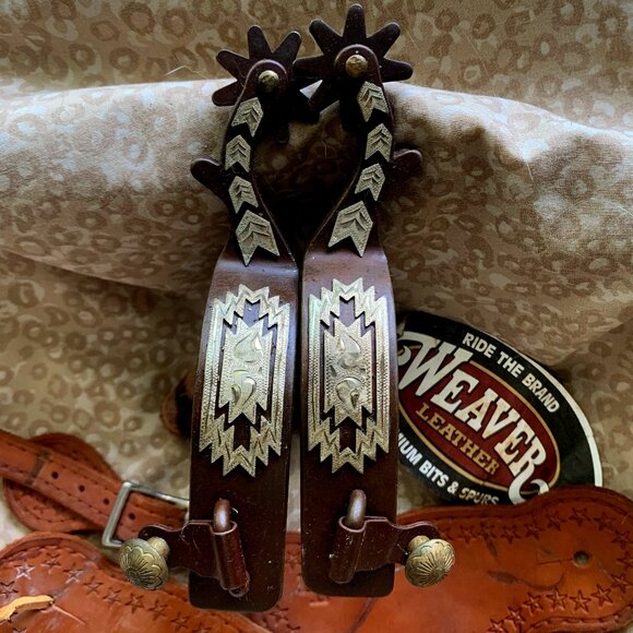 Weaver Accessories - COPY - Weaver Spurs with Leather Straps – Lot, NWT